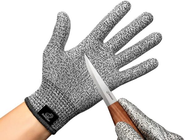 BeaverCraft Cut Resistant Gloves Large - Gray