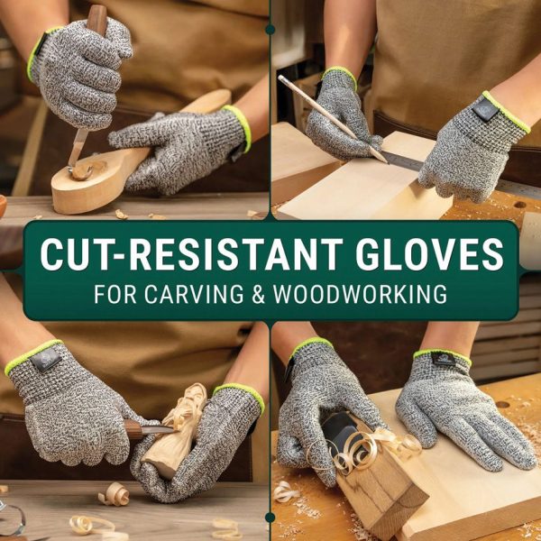 BeaverCraft Cut Resistant Gloves Large - Gray