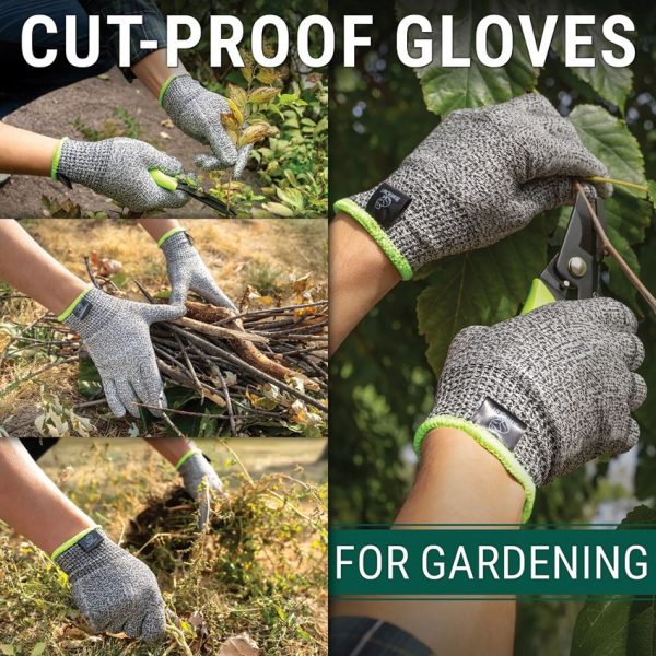 BeaverCraft Cut Resistant Gloves Large - Gray