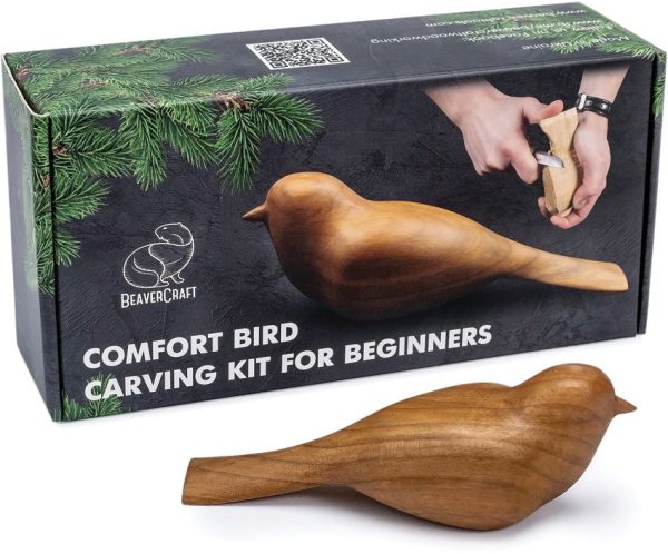 BVRDIY01_add_01.jpg BeaverCraft Comfort Bird Carving Kit - Beginner Complete