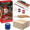 BeaverCraft Santa Carving Kit - Paints and Pattern
