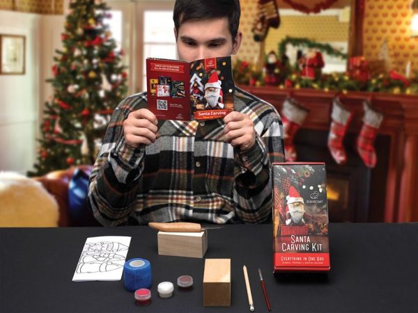 BeaverCraft Santa Carving Kit - Paints and Pattern