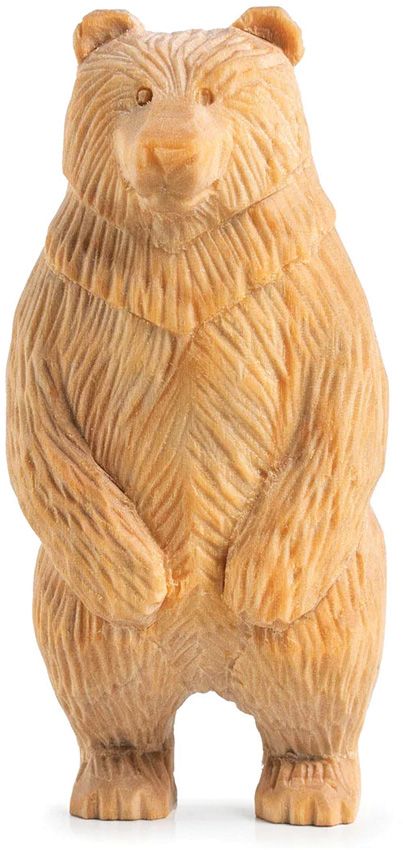 BeaverCraft Standing Bear Kit - Oil Finish