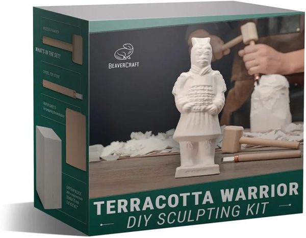 BeaverCraft DIY Sculpting Kit Warrior - Terracotta