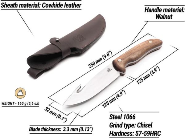 BVRGTK1_add_02.jpg Beavercraft Guthook Fixed Blade - 5in 1066 Carbon Steel
