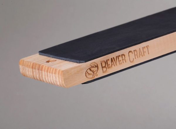 Beavercraft Leather Strop - Double Sided w/Compound