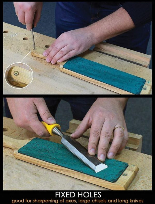 Beavercraft Leather Strop - Double Sided w/Compound