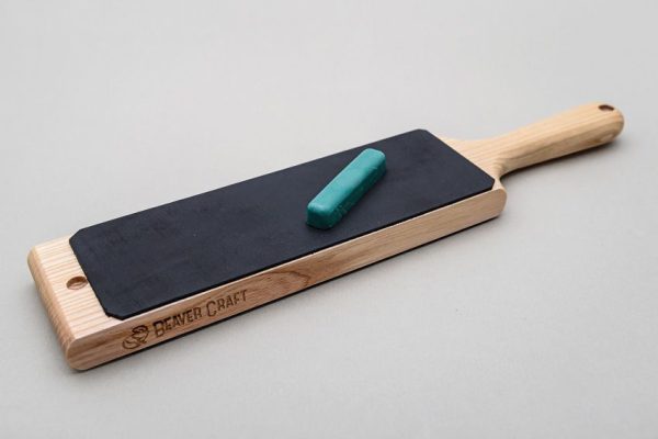 Beavercraft Leather Strop - Double Sided w/Compound
