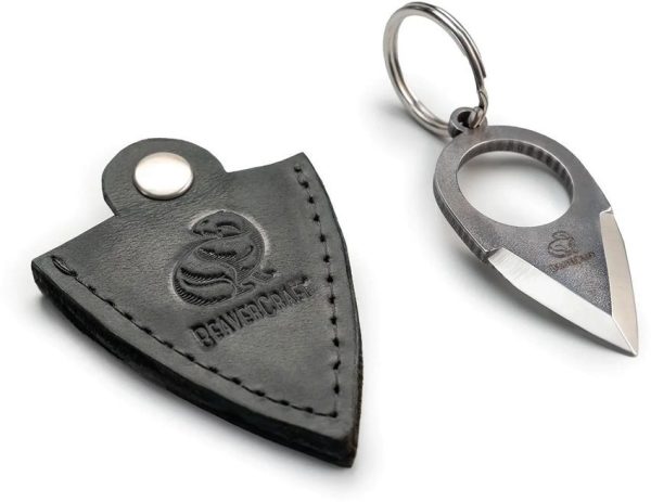 BVRPK1.jpg Beavercraft Small Keychain Knife X50CrMoV15 Stainless