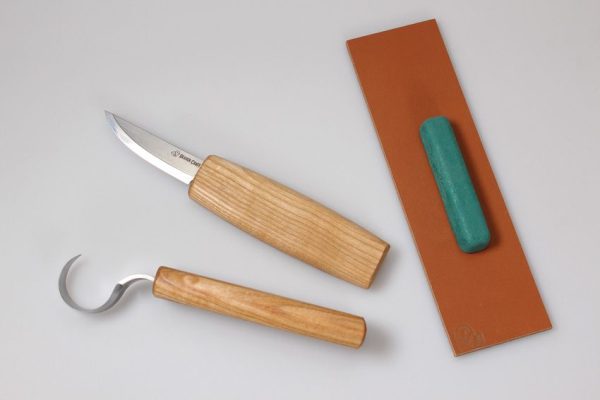 Beavercraft Spoon Carving Set 4-Piece with Strop