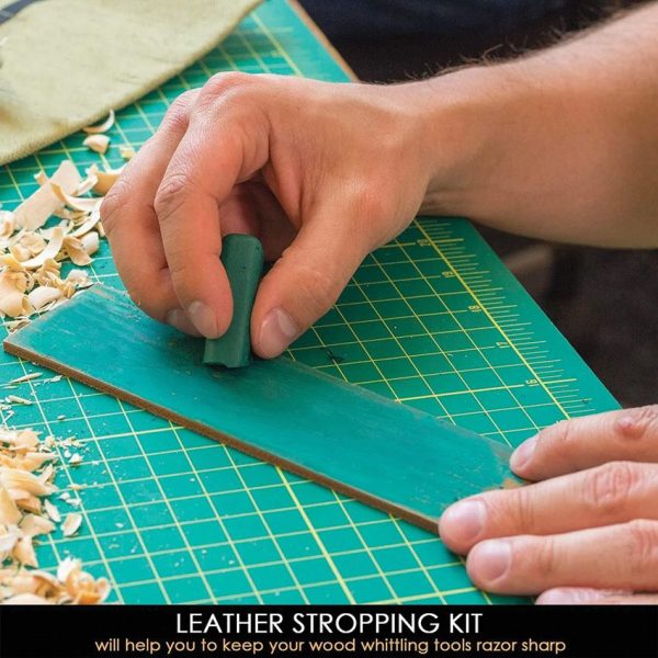 Beavercraft Spoon Carving Set 4-Piece with Strop
