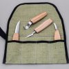 Beavercraft 4-Knife Carving Set with Tool Roll