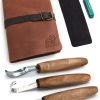 Beavercraft Premium Spoon Carving Set Walnut Handle