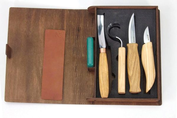 BVRS43BOOK_add_01.jpg Beavercraft Spoon and Kuksa Set Wooden Book Case