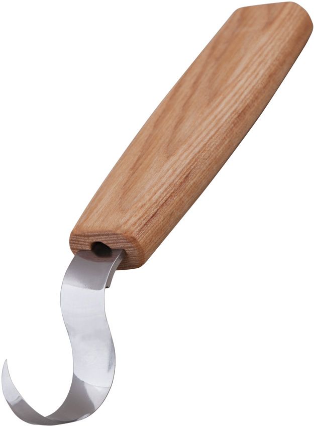 BeaverCraft Spoon Carving Knife 1066 Carbon Steel Ashwood Handle