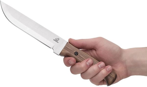 Beavercraft Tactical Fixed Blade Walnut Handle