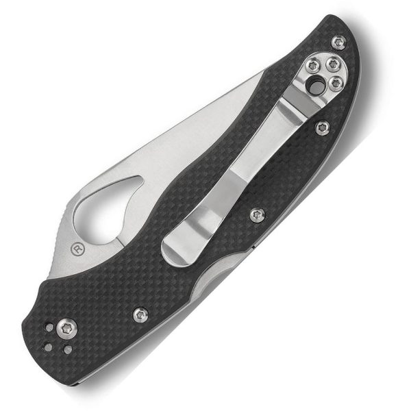 Byrd Harrier 2 Lockback Folding Knife - 3.38" Satin 8Cr13MoV Blade, Black G10 Handle