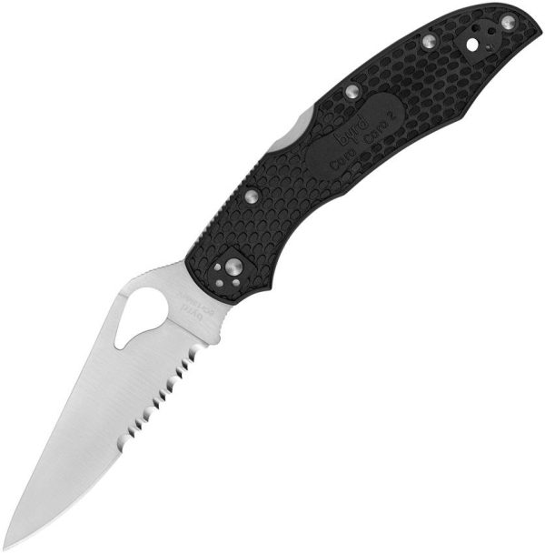 Byrd Harrier 2 Lockback Folding Knife 3.38" Black