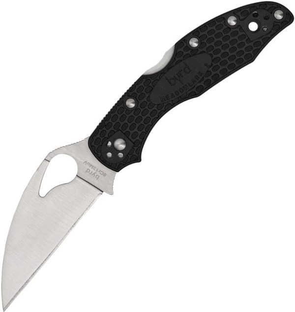 Byrd Meadowlark 2 Lockback Folding Knife 8Cr13MoV Black FRN