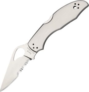 Byrd Meadowlark 2 Lockback Folding Knife 8Cr13MoV Serrated