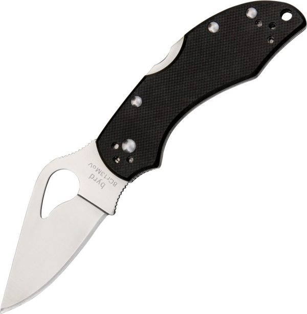 Byrd Robin 2 Lockback Folding Knife 8Cr13MoV Black G-10