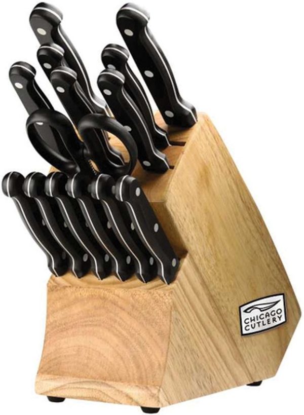 Chicago Cutlery Essentials 15 Piece Knife Block Set Stainless