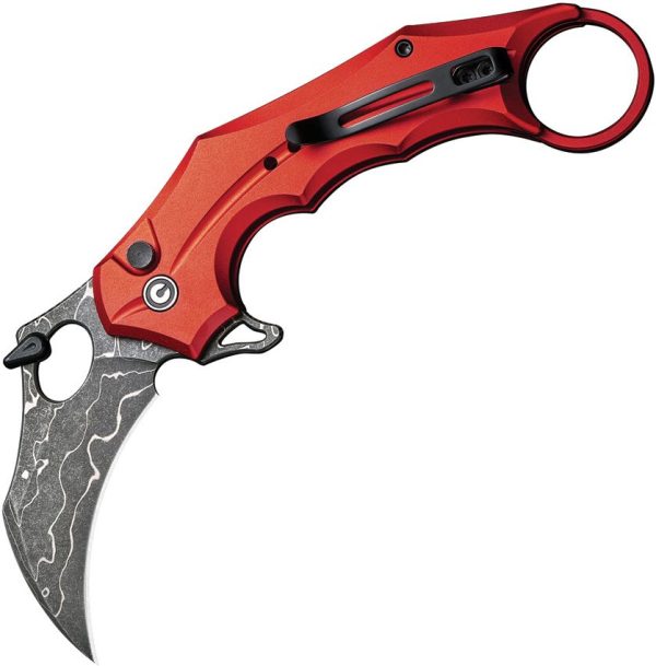 Civivi Incisor II Damascus Red Linerlock