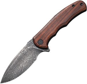 Civivi Mini Praxis Damascus Wood Linerlock