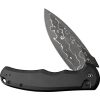 Civivi Praxis Button Lock Damascus - Black