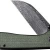 Civivi Elementum II Damascus Green Linerlock