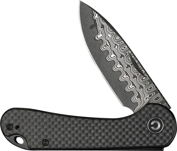C18062AJDS1_add_02.jpg Civivi Elementum Damascus Slip Joint - Carbon Fiber