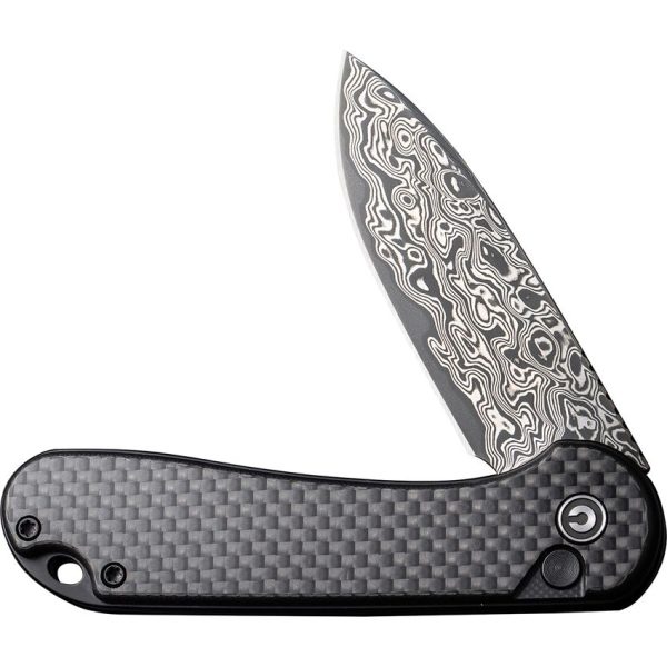 C18062PBDS1_add_04.jpg Civivi Elementum II Damascus Button Lock - Carbon Fiber