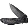 Civivi Synergy3 Damascus Linerlock - Carbon Fiber Handle
