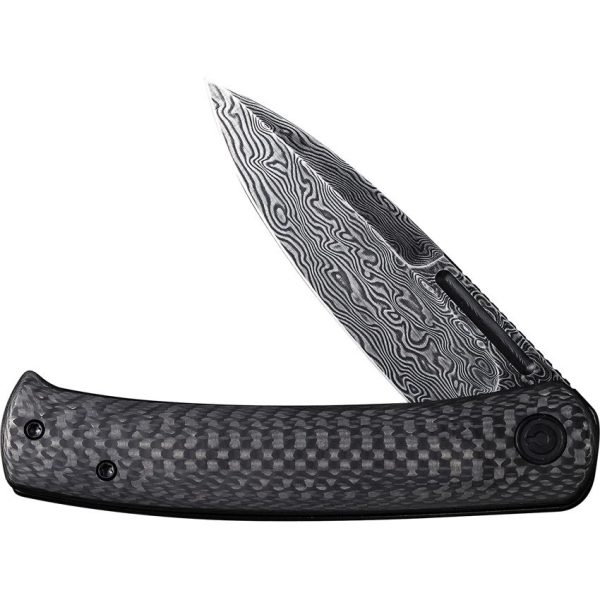 C21025BDS1_add_04.jpg Civivi Cetos Framelock Folding Knife 3.5" Damascus Carbon Fiber