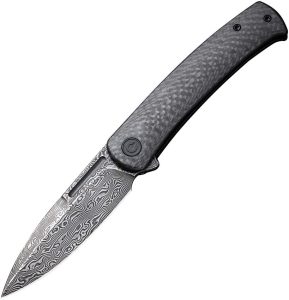 Civivi Caetus Damascus Linerlock - Carbon Fiber