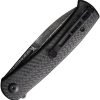 Civivi Caetus Damascus Linerlock - Carbon Fiber