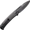 Civivi Caetus Damascus Linerlock - Carbon Fiber