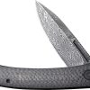 Civivi Caetus Damascus Linerlock - Carbon Fiber