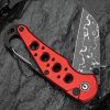 Civivi Pragma Button Lock Red - Damascus Wharncliffe