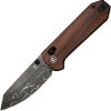 Civivi Yonder Damascus Crossbar Lock - Wood Handle