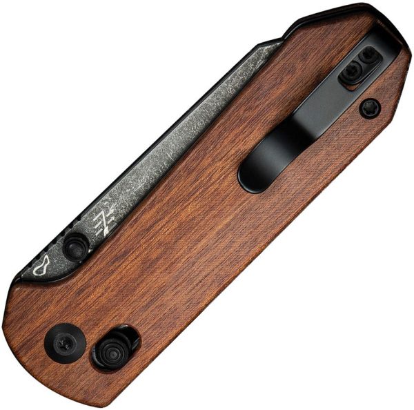 Civivi Yonder Damascus Crossbar Lock - Wood Handle