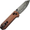 Civivi Yonder Damascus Crossbar Lock - Wood Handle