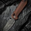 Civivi Yonder Damascus Crossbar Lock - Wood Handle