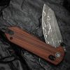 Civivi Yonder Damascus Crossbar Lock - Wood Handle