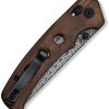Civivi Noctis Damascus Crossbar Lock - Wood Handle