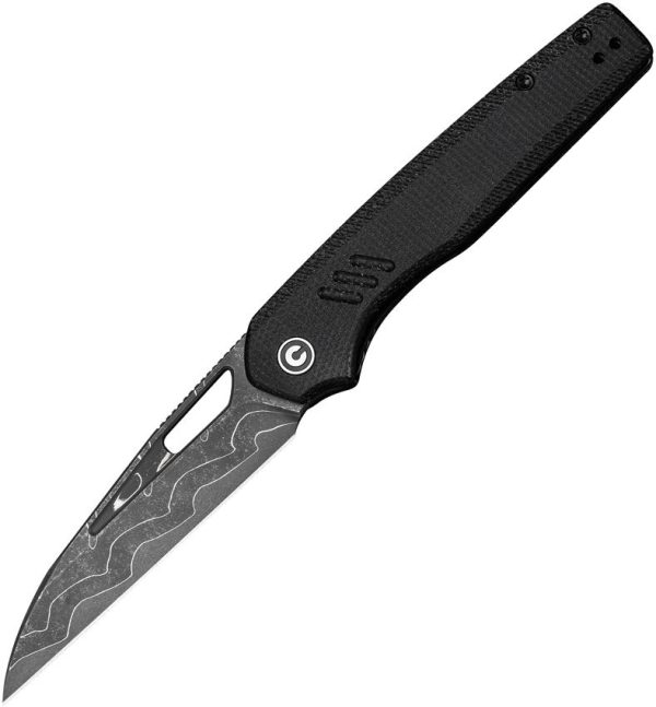 Civivi Guile Linerlock Damascus Black Micarta
