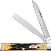 CA01083.jpg Case Cutlery Baby Doc Stag Spear & Spatula - Nickel Silver