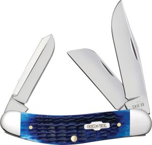 Case Cutlery Sowbelly Corn Cob Blue - Triple Blade