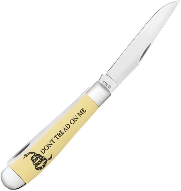 Case Cutlery Trapper Yellow Synthetic Folding Knife