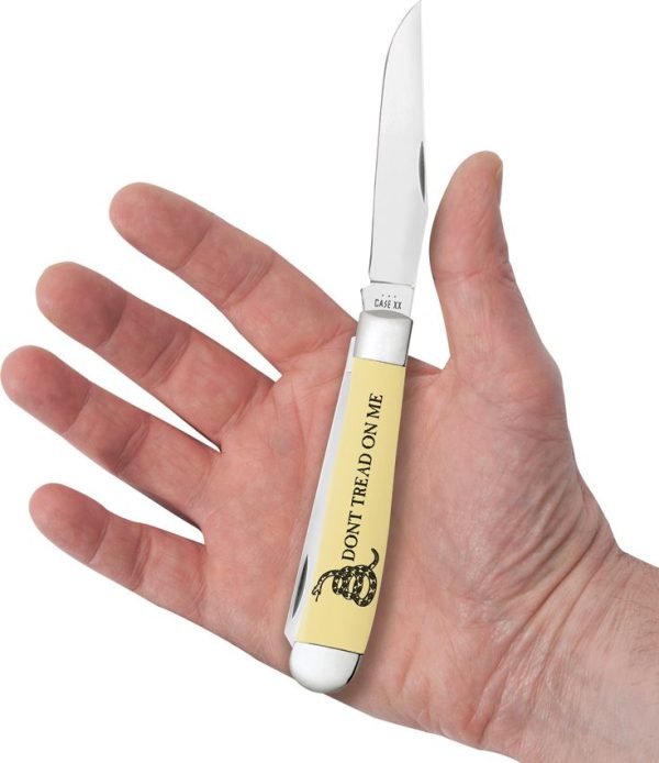 Case Cutlery Trapper Yellow Synthetic Folding Knife